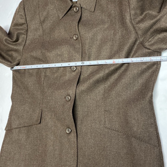 Pendleton 100% Virgin Wool Blazer Jacket Suit Coat Women’s 14 Button Down USA - Picture 11 of 13